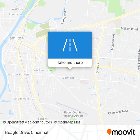 Beagle Drive map