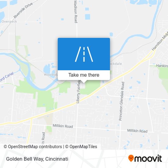 Golden Bell Way map