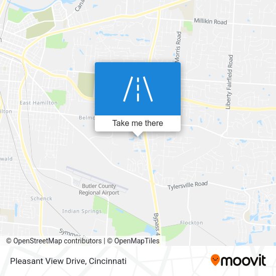 Pleasant View Drive map