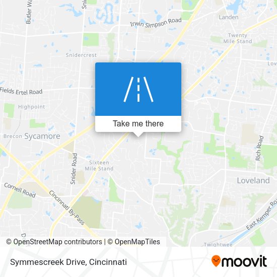 Symmescreek Drive map