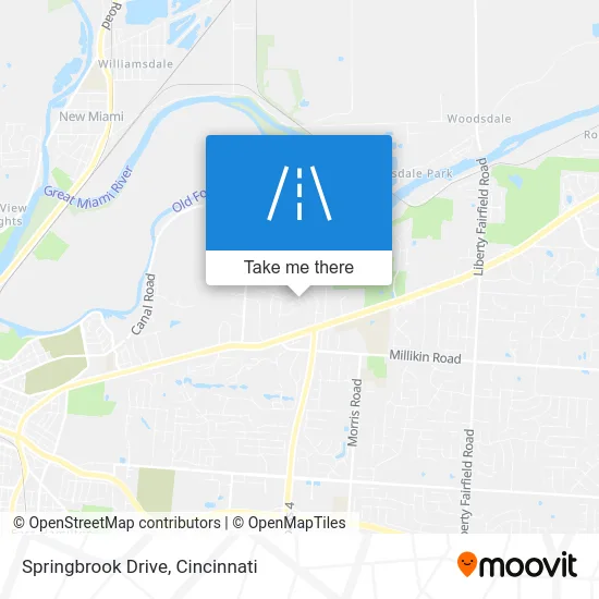 Springbrook Drive map