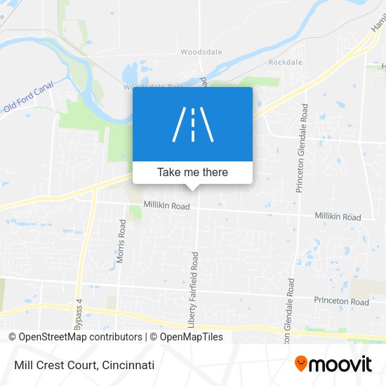 Mill Crest Court map