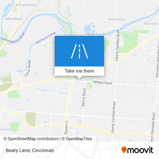 Mapa de Beaty Lane