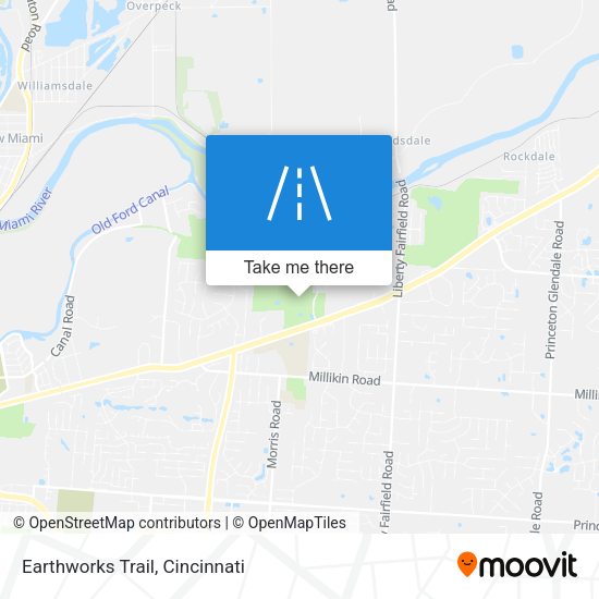 Earthworks Trail map