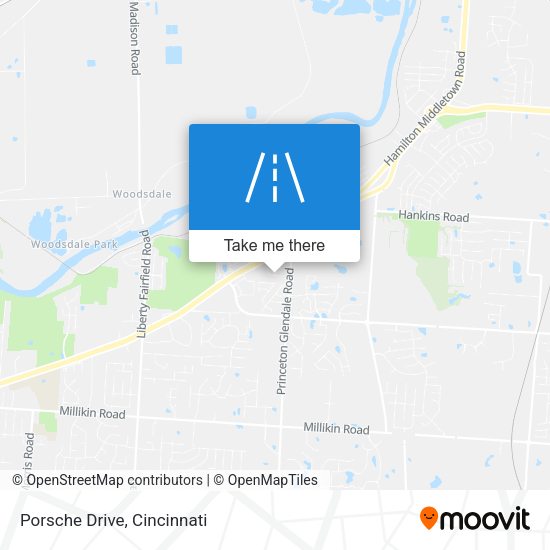 Mapa de Porsche Drive