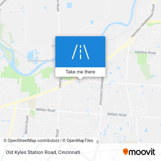Old Kyles Station Road map