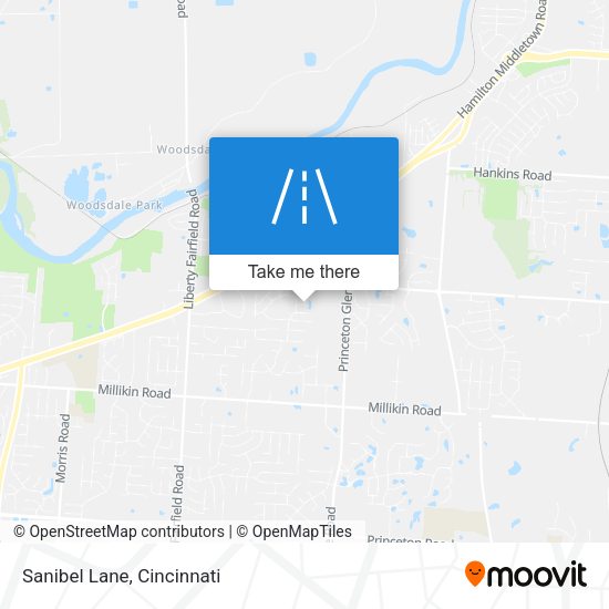 Mapa de Sanibel Lane