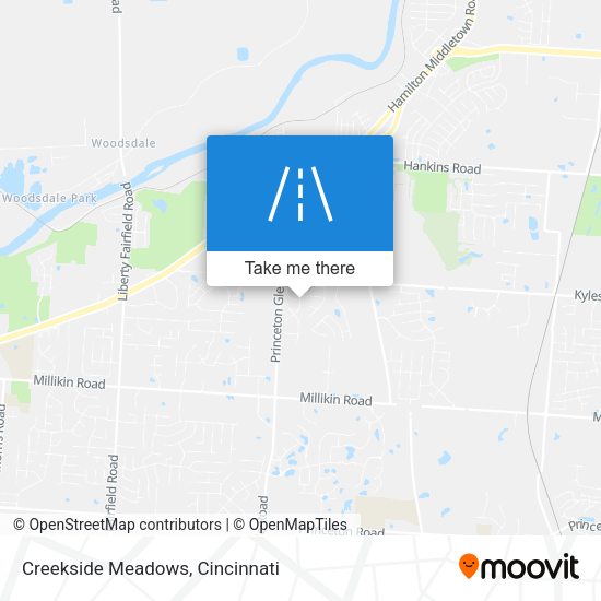Mapa de Creekside Meadows