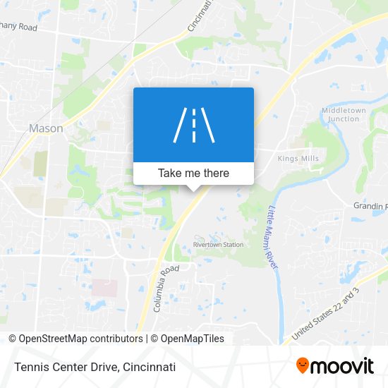 Mapa de Tennis Center Drive