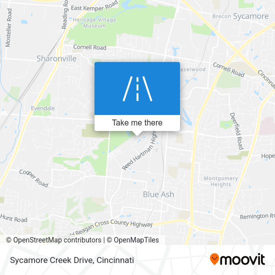 Mapa de Sycamore Creek Drive