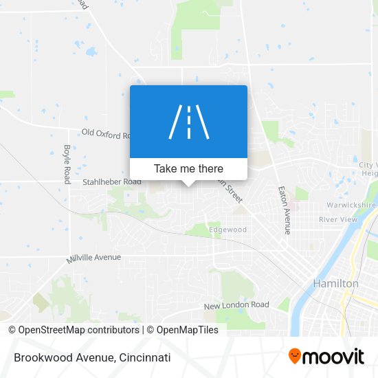 Brookwood Avenue map