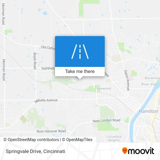 Springvale Drive map
