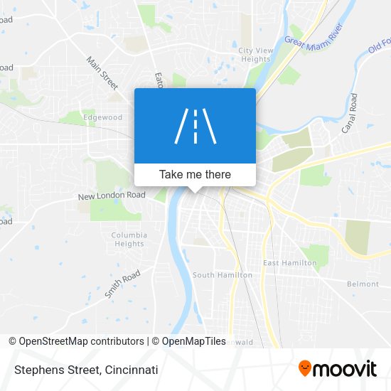 Mapa de Stephens Street