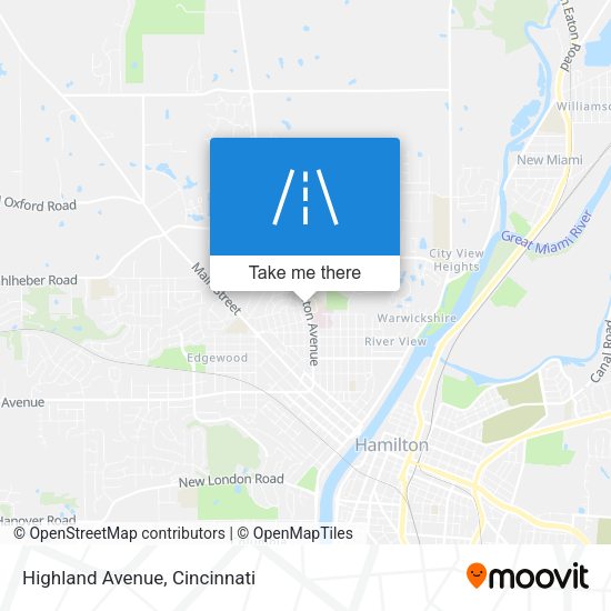 Mapa de Highland Avenue