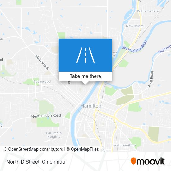 Mapa de North D Street
