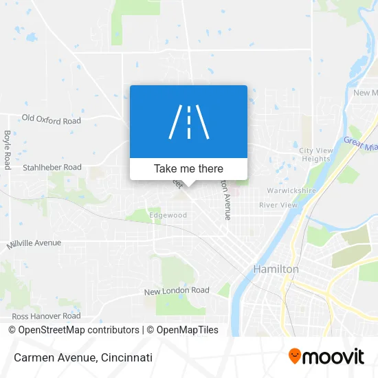 Mapa de Carmen Avenue