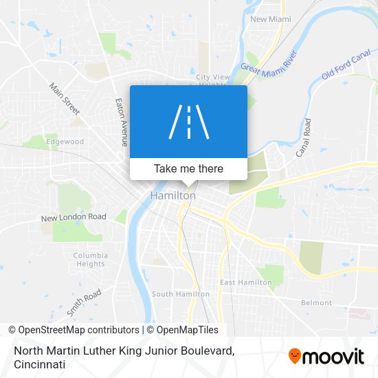 Mapa de North Martin Luther King Junior Boulevard