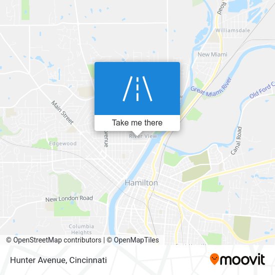 Mapa de Hunter Avenue