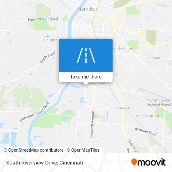 South Riverview Drive map
