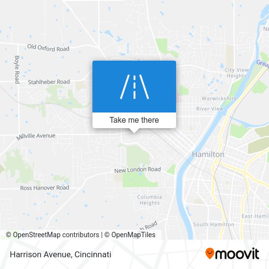 Mapa de Harrison Avenue