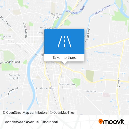 Mapa de Vanderveer Avenue