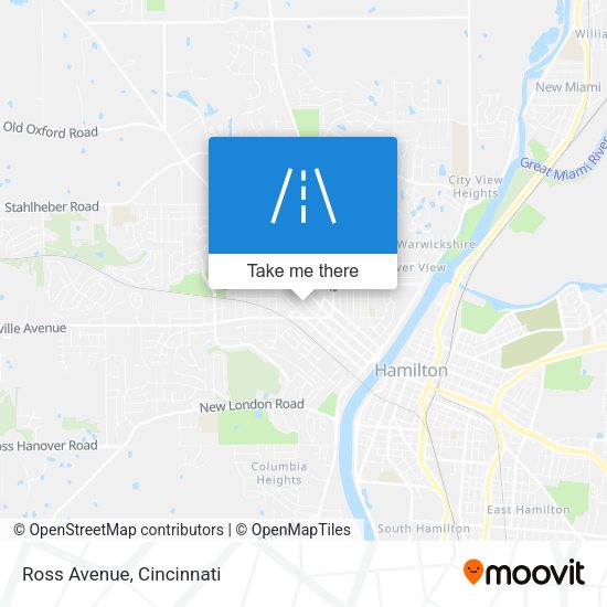 Mapa de Ross Avenue
