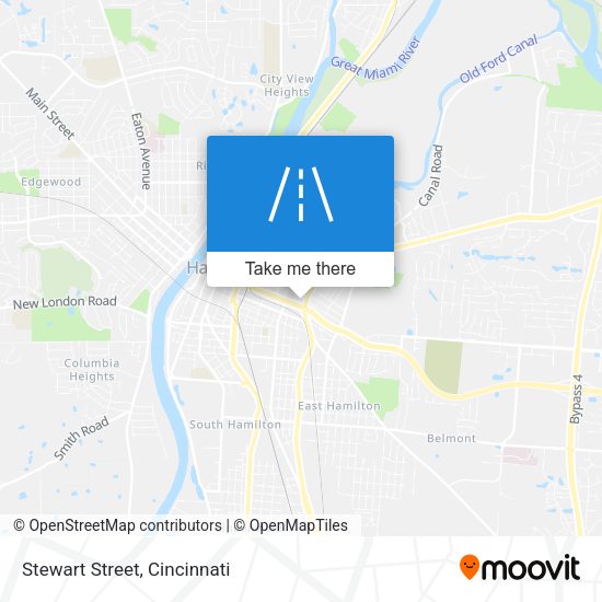 Mapa de Stewart Street