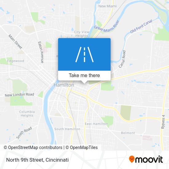 Mapa de North 9th Street