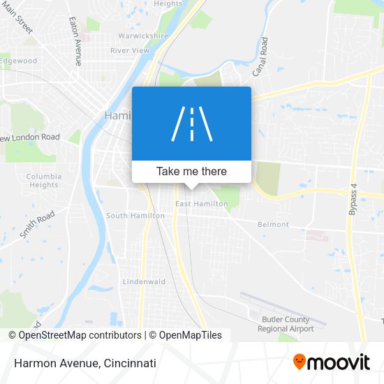 Mapa de Harmon Avenue