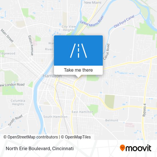 Mapa de North Erie Boulevard