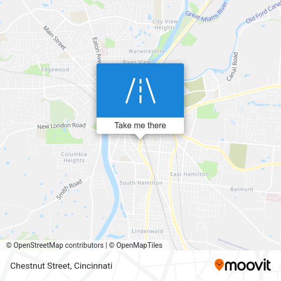 Chestnut Street map