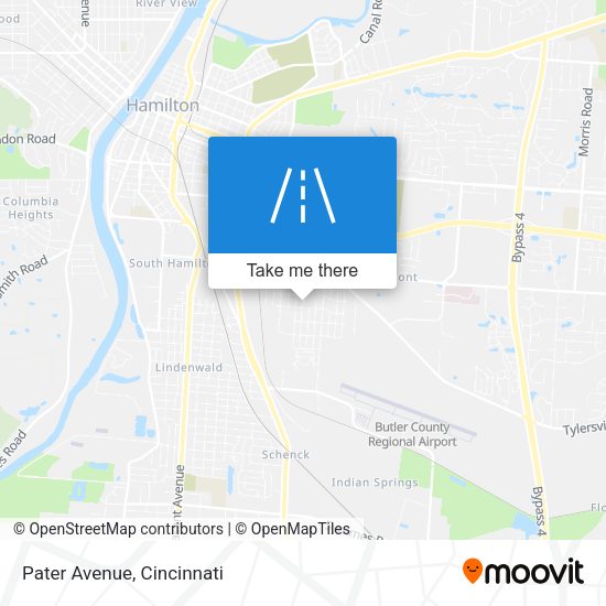 Mapa de Pater Avenue