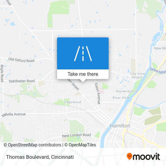 Thomas Boulevard map