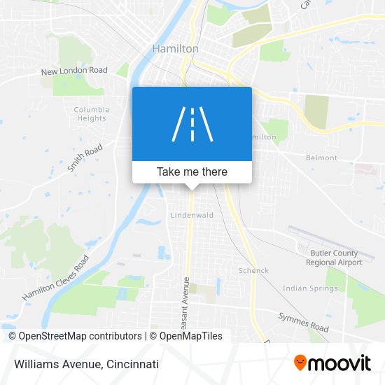 Mapa de Williams Avenue