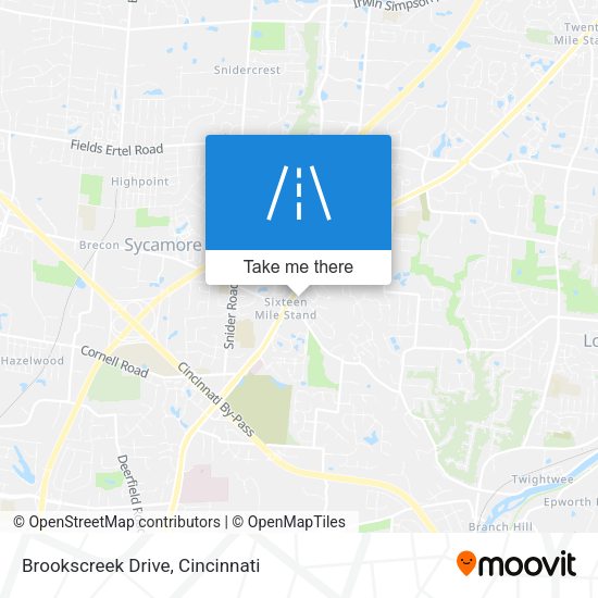 Brookscreek Drive map