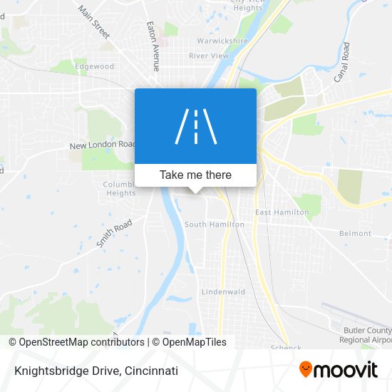 Knightsbridge Drive map
