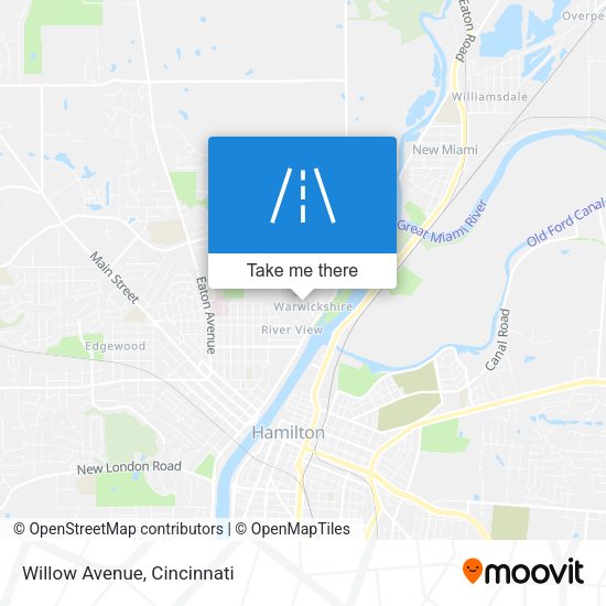 Willow Avenue map