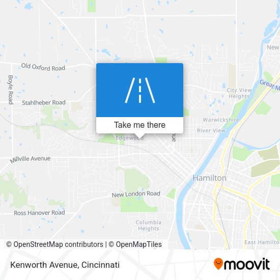 Kenworth Avenue map