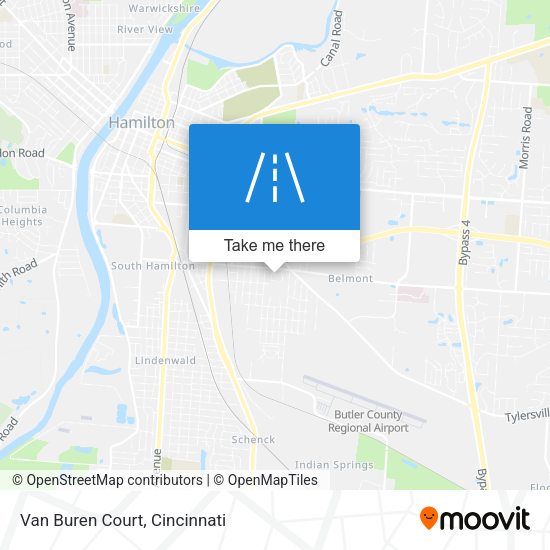 Mapa de Van Buren Court