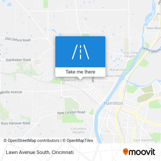 Lawn Avenue South map