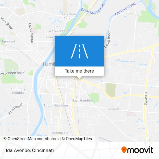 Mapa de Ida Avenue