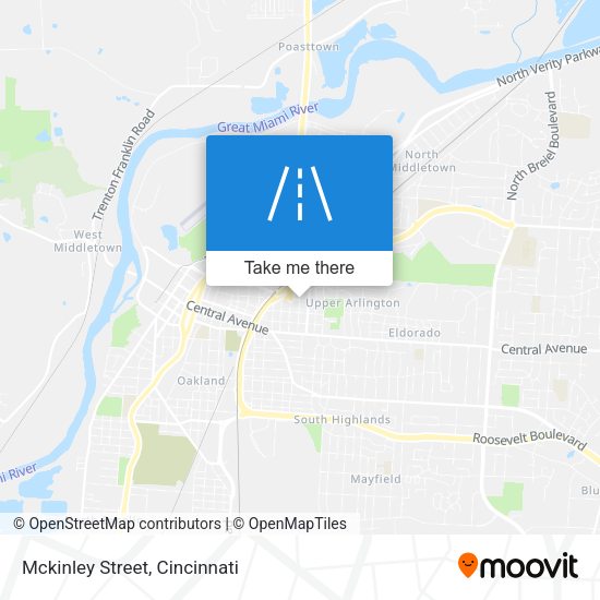 Mckinley Street map