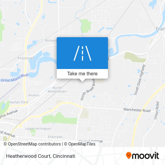 Heatherwood Court map