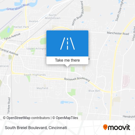 Mapa de South Breiel Boulevard
