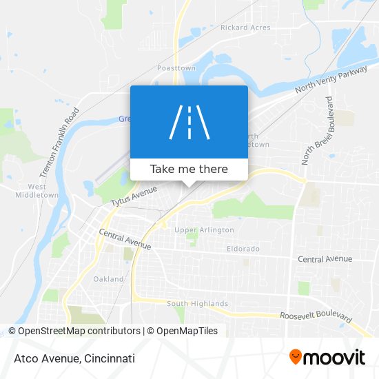 Atco Avenue map