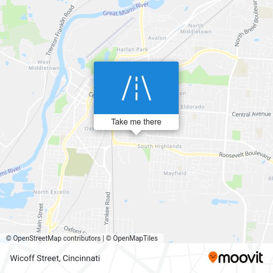 Mapa de Wicoff Street