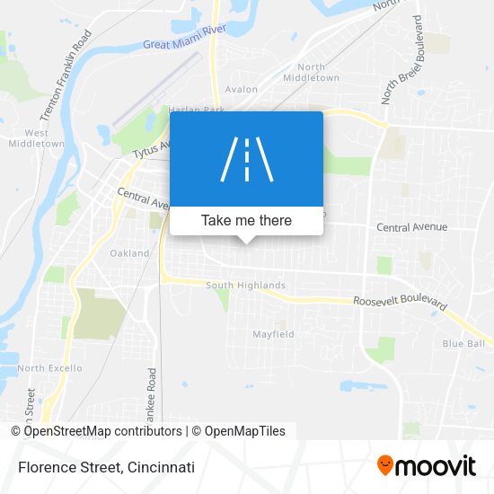 Mapa de Florence Street