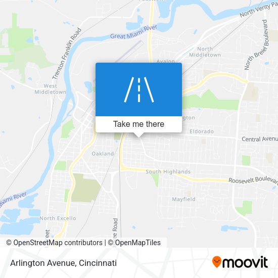 Mapa de Arlington Avenue