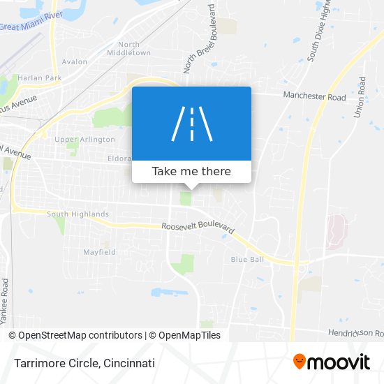 Mapa de Tarrimore Circle