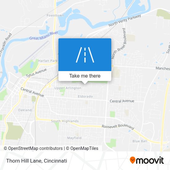 Thorn Hill Lane map